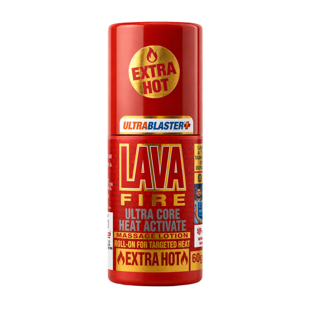 LAVA FIRE ULTRA MASSAGE <br> HEAT ROLL-ON 60G