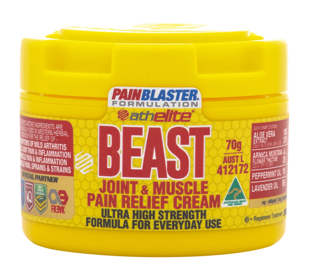 athELITE BEAST JOINT & MUSCLE  <br> PAIN RELIEF CREAM 70G