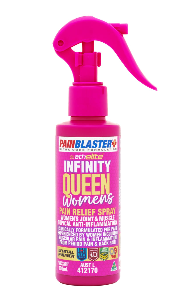 ATHELITE INFINITY QUEEN WOMEN’S <br> PAIN RELIEF SPRAY 100ML
