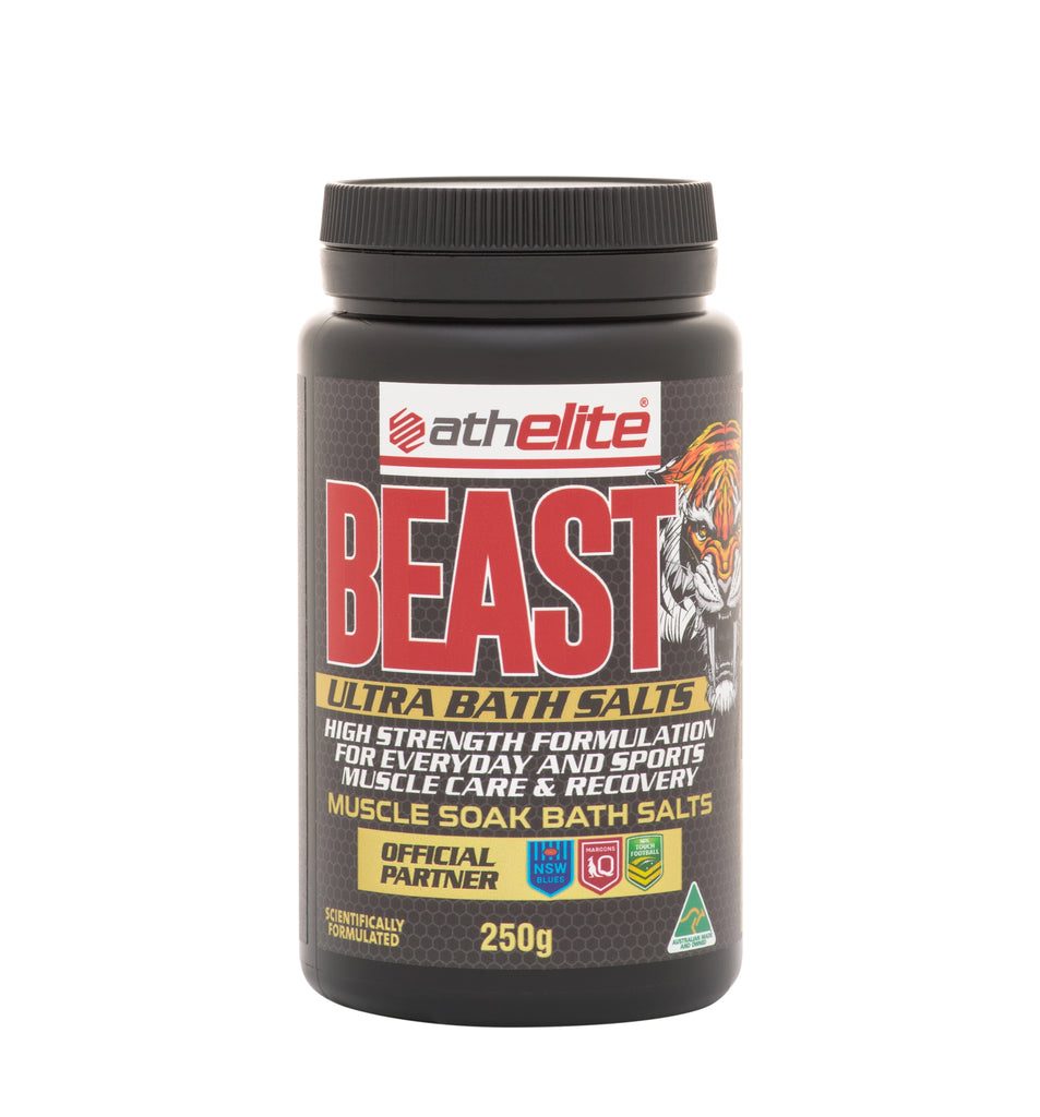 ATHELITE BEAST ULTRA <BR> BATH SALTS 250G
