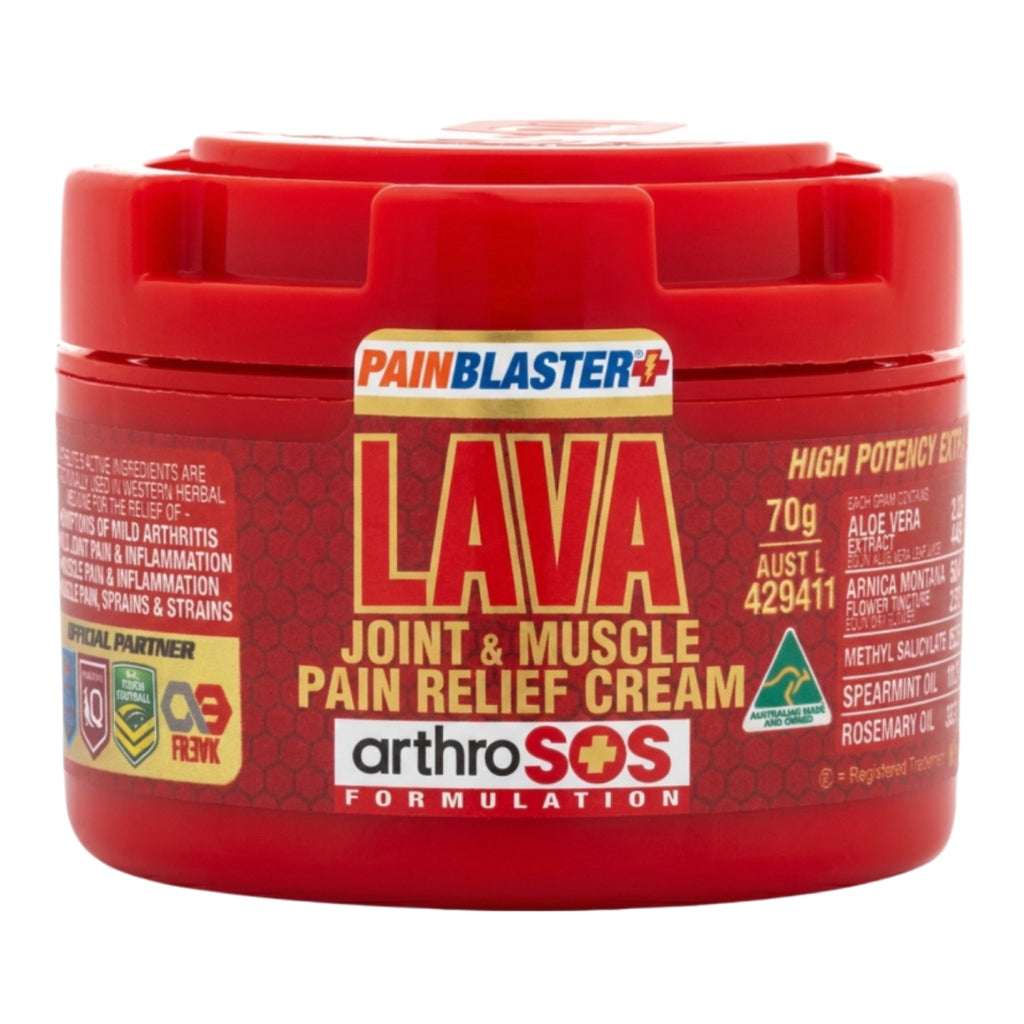 PAIN BLASTER LAVA JOINT & MUSCLE <br> PAIN RELIEF CREAM 70G