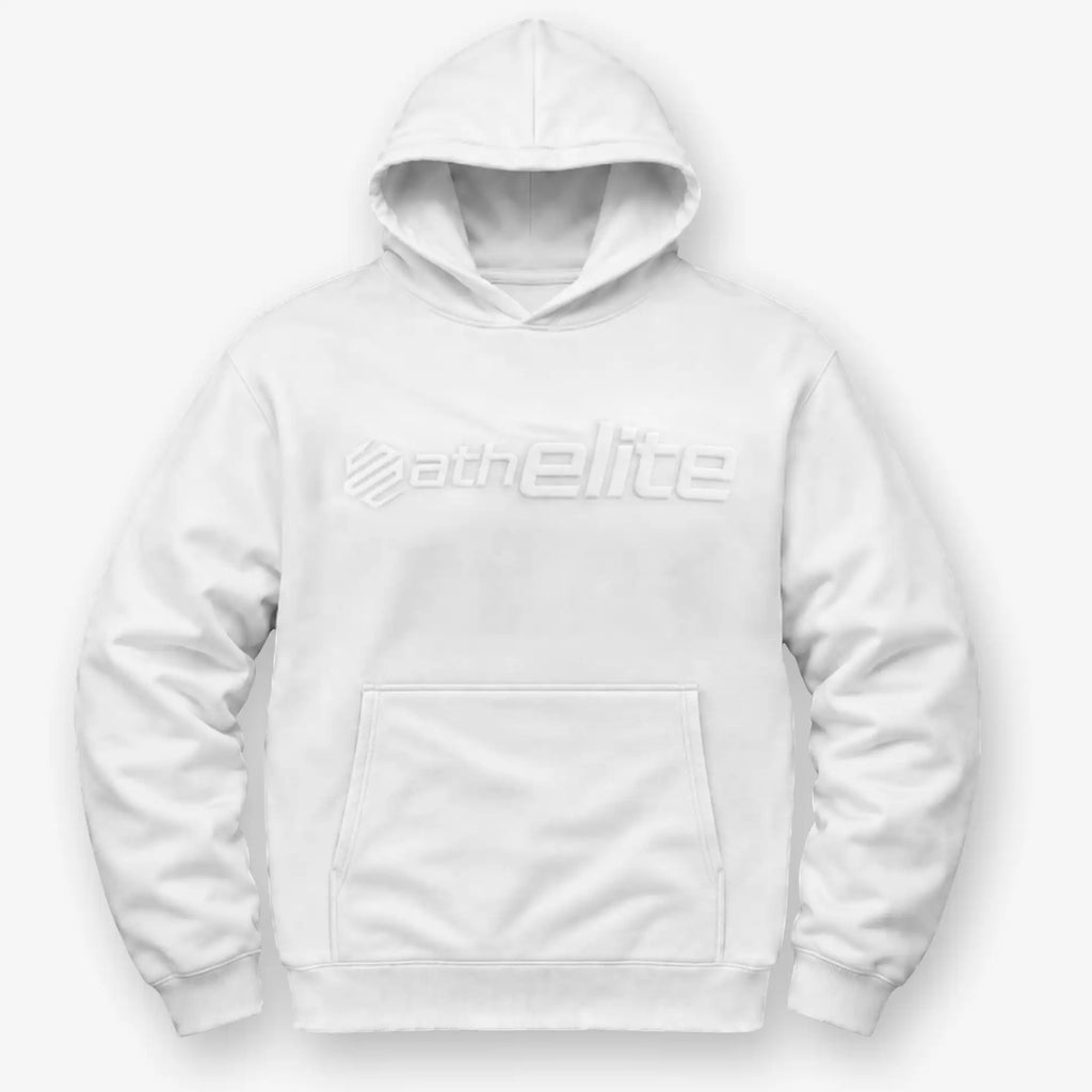 HUGGZY HOODIE (WHITE) HEAVY / ULTRA SOFT FREAK™ WEAVE FABRIC